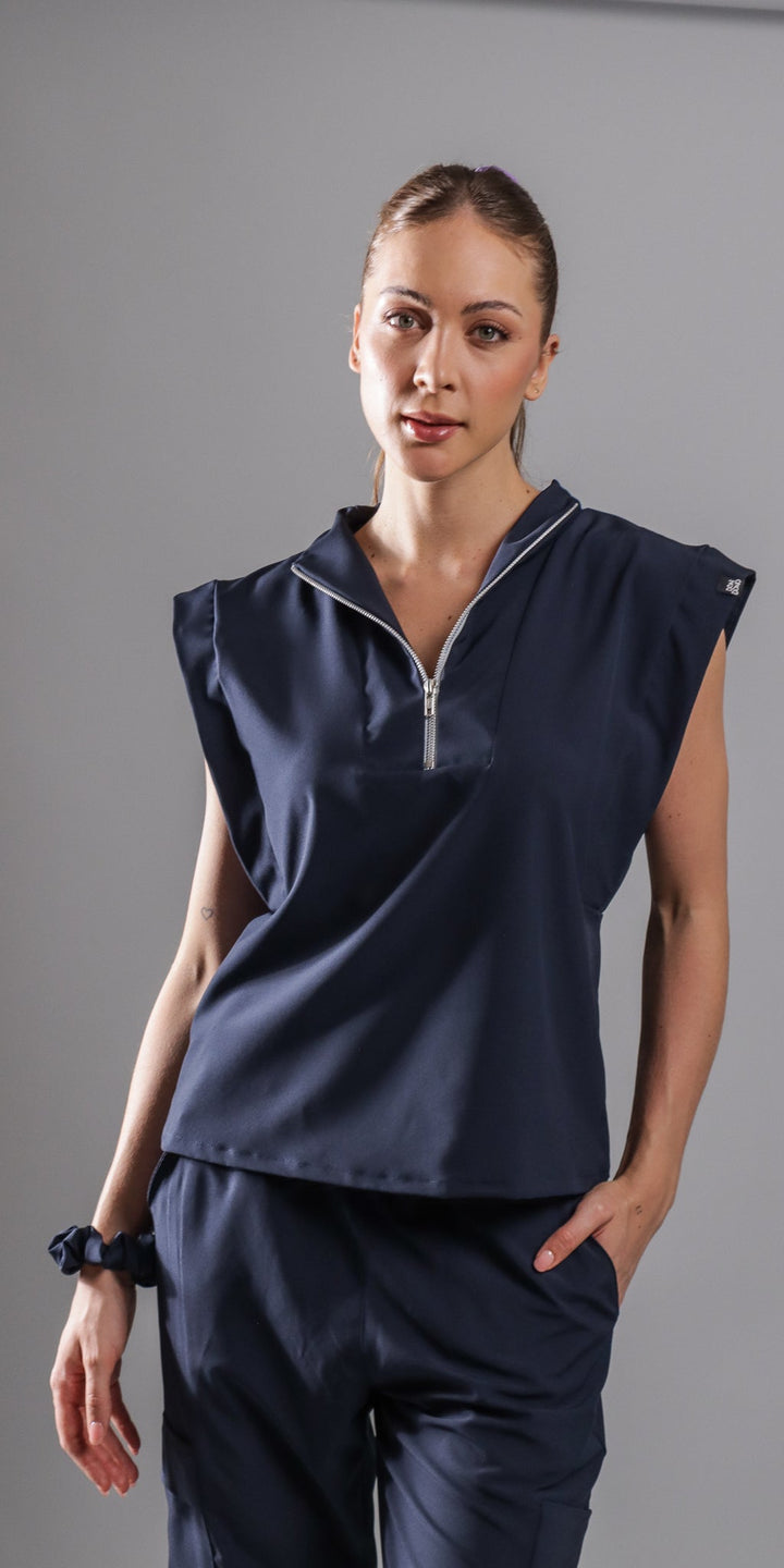 Navy Pekingese Water Resistant