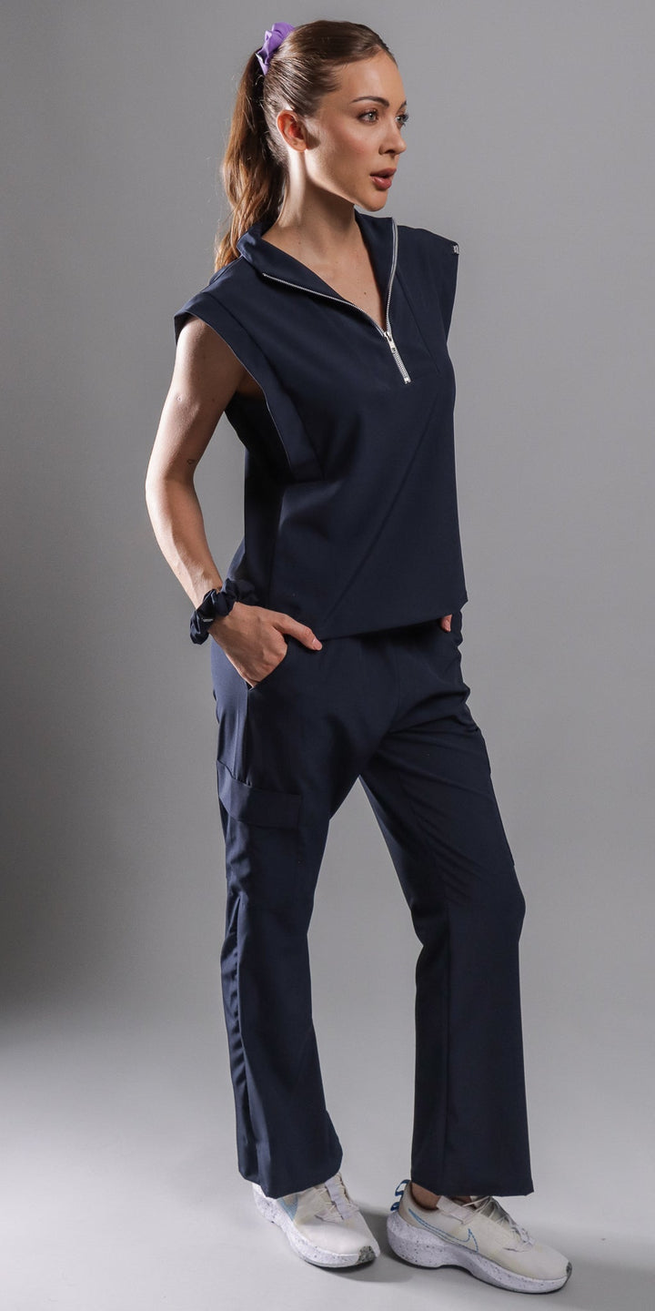 Navy Pekingese Water Resistant