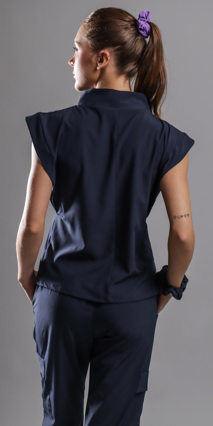 Navy Pekingese Water Resistant