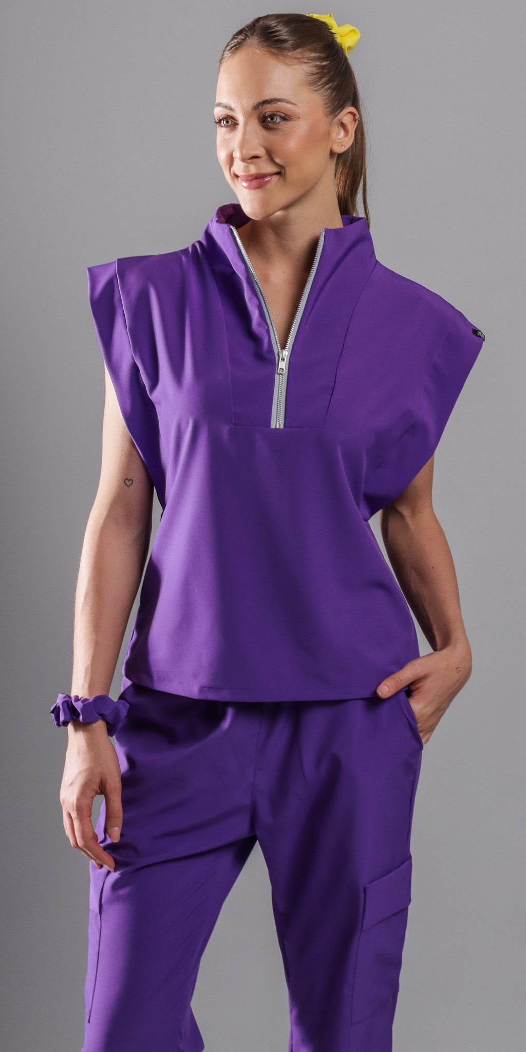 Purple Pekingese Water Resistant