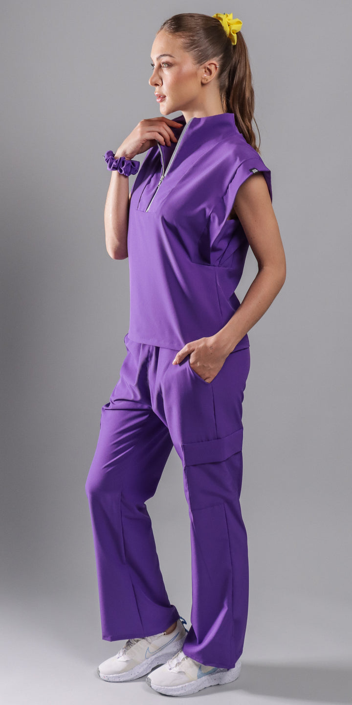 Purple Pekingese Water Resistant