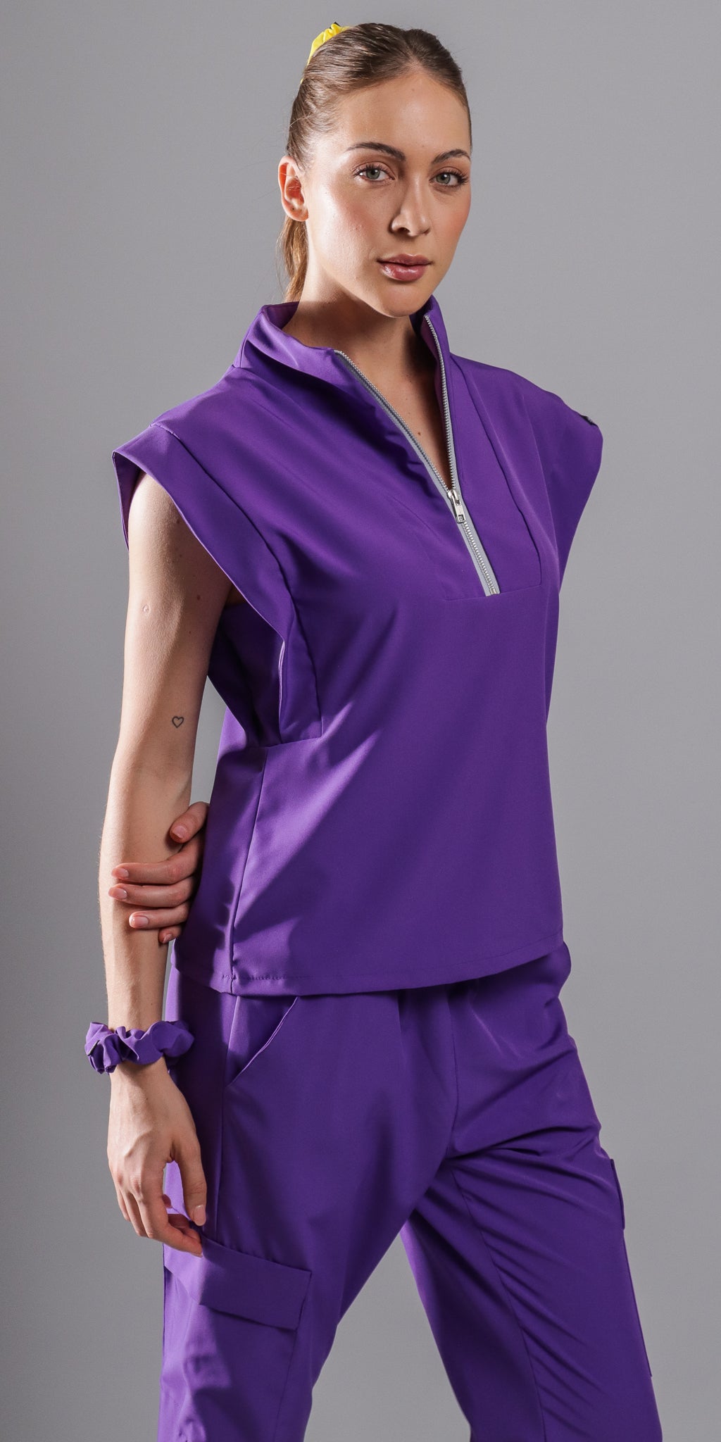 Purple Pekingese Water Resistant
