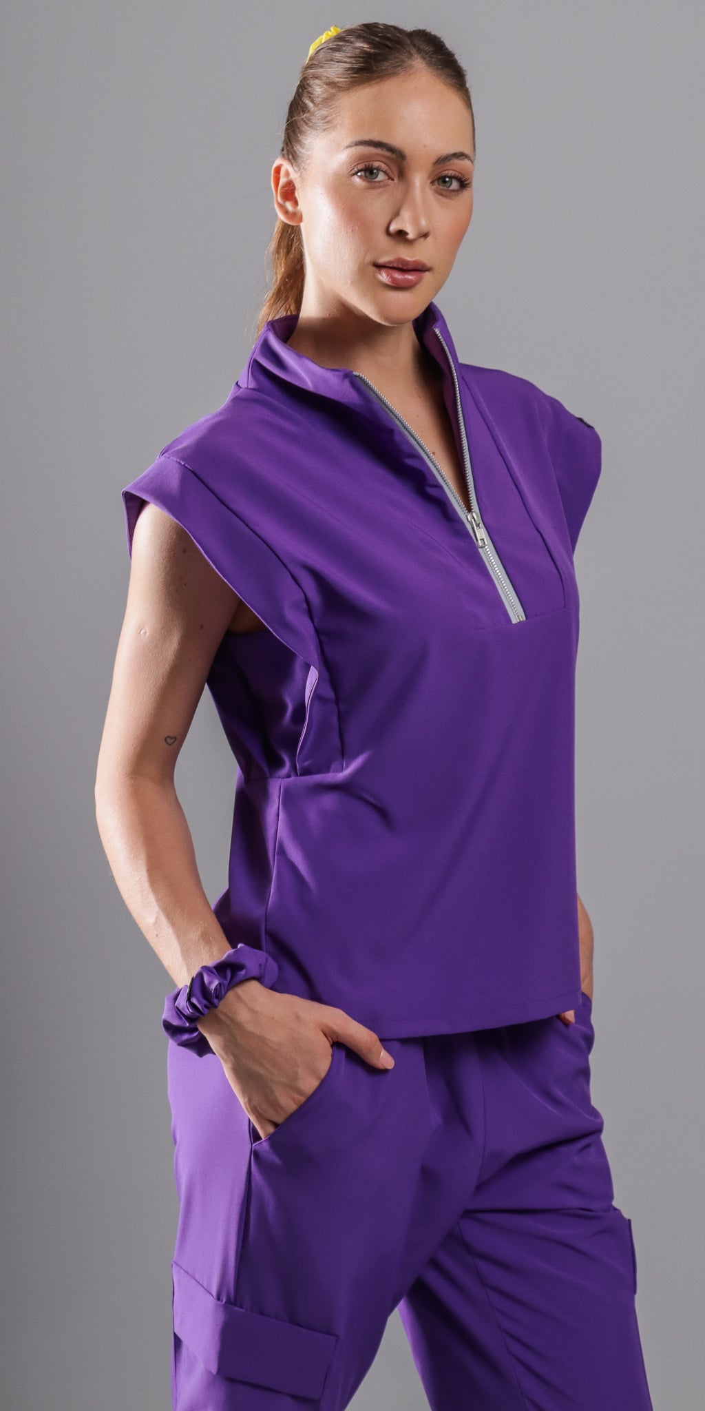 Purple Pekingese Water Resistant