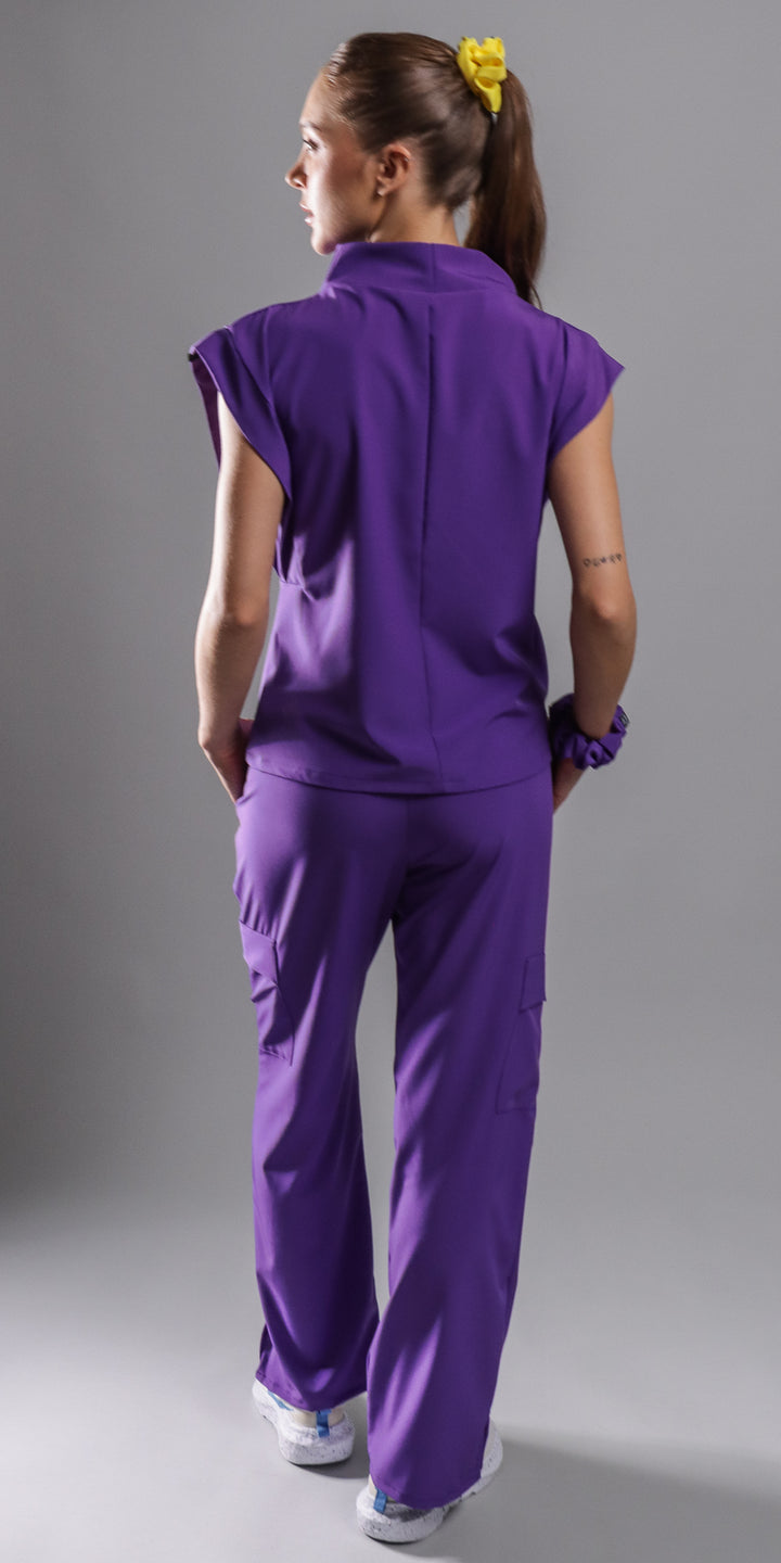 Purple Pekingese Water Resistant