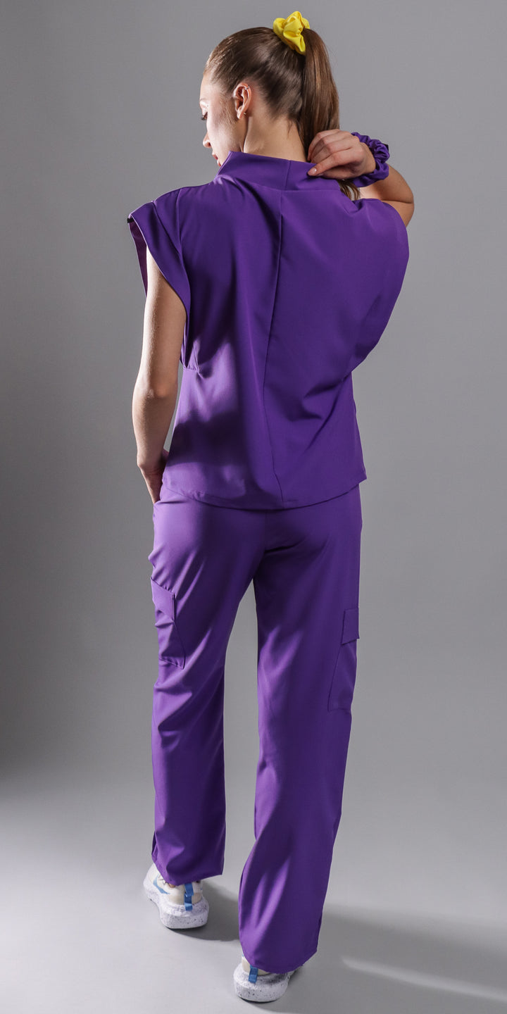 Purple Pekingese Water Resistant