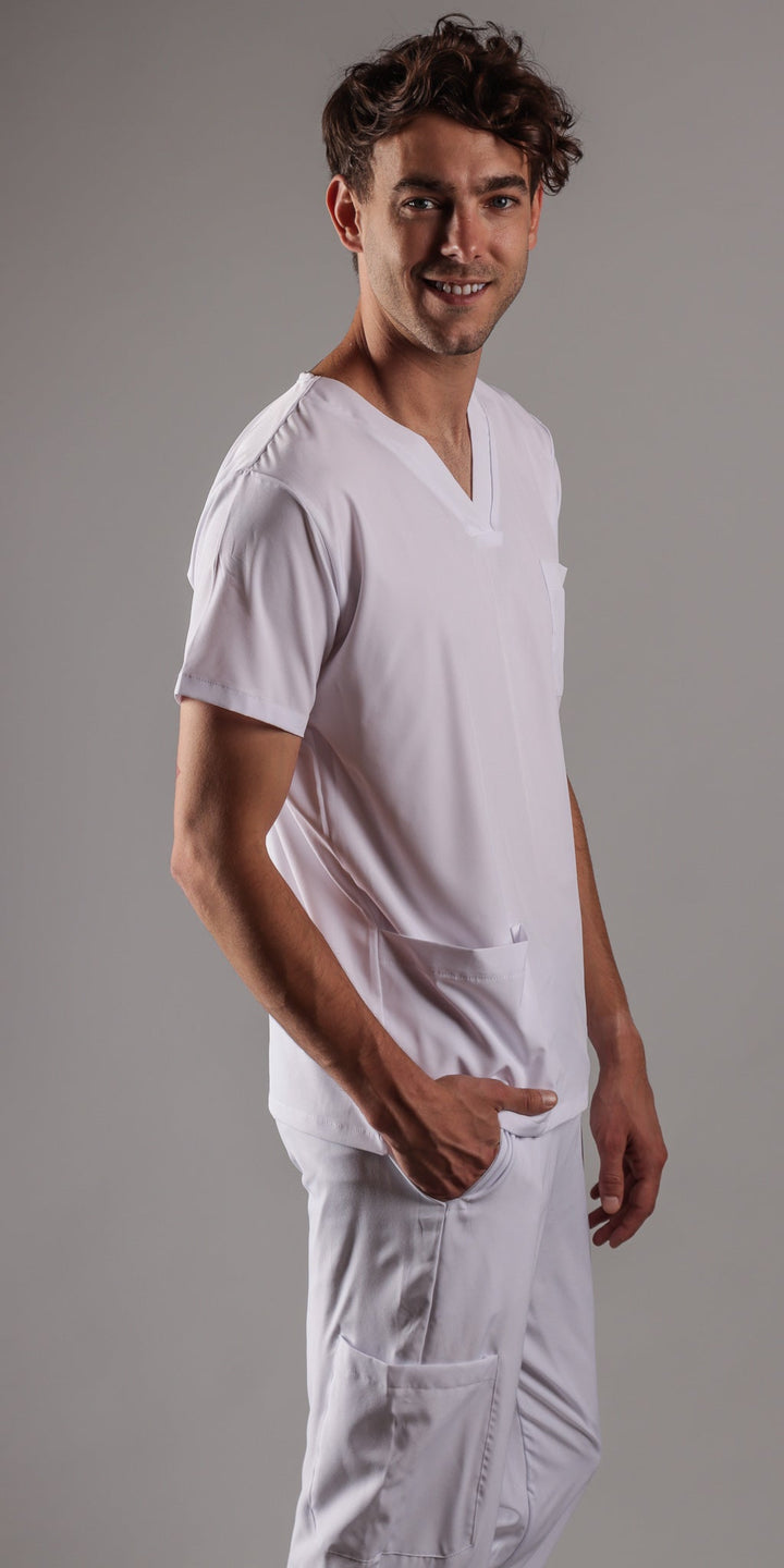 White Doberman Water Resistant