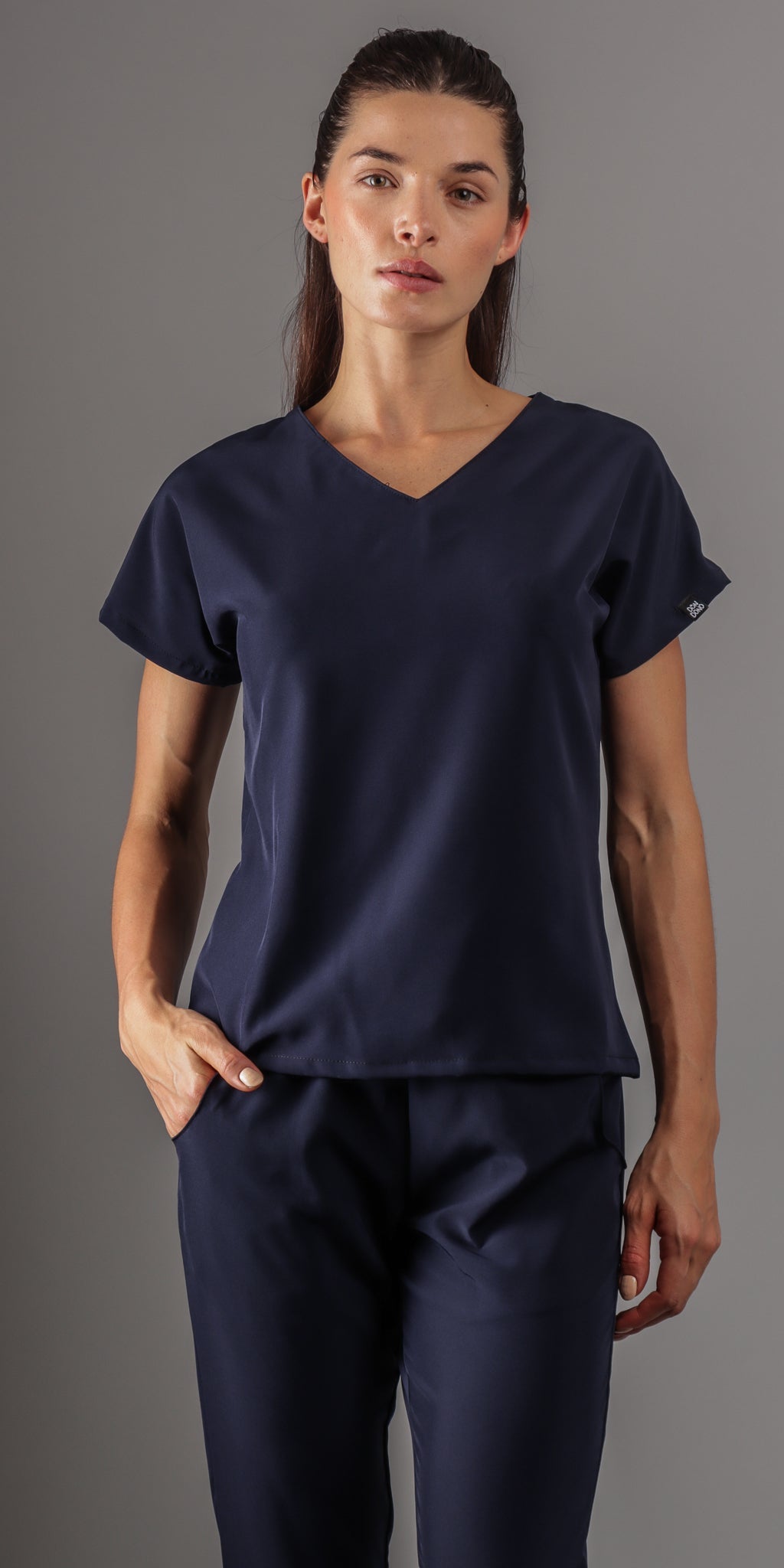 Navy Poodle Water Resistant