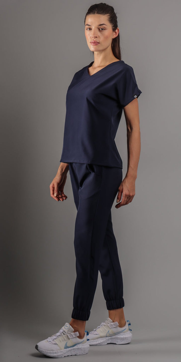 Navy Poodle Water Resistant