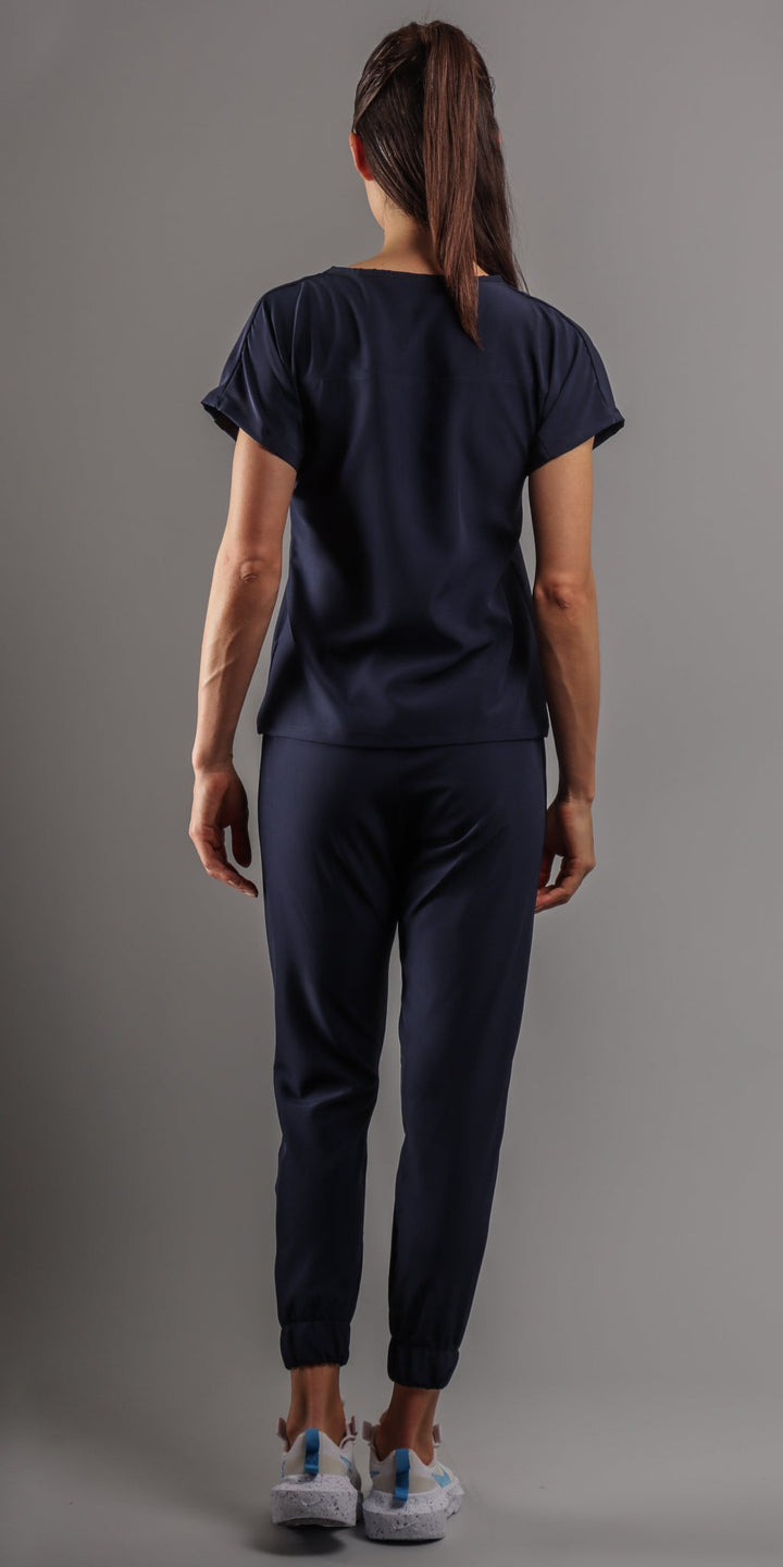 Navy Poodle Water Resistant