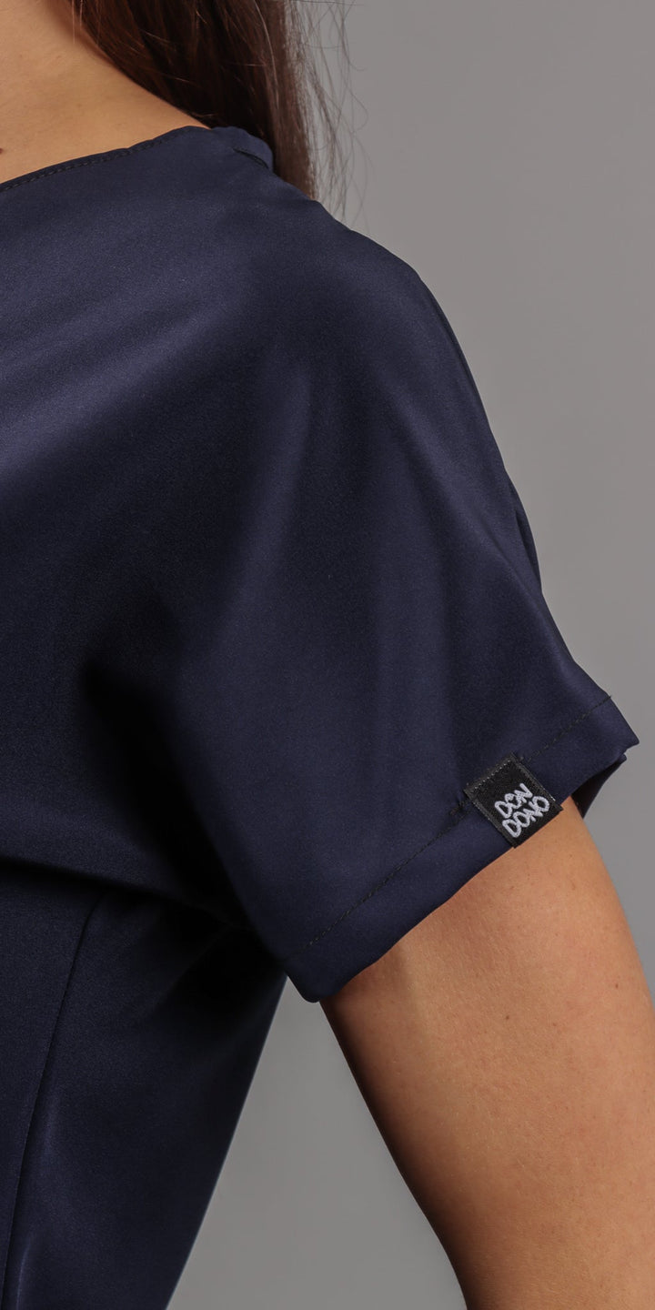 Navy Poodle Water Resistant